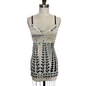 Janette Black & White Top - Size M
